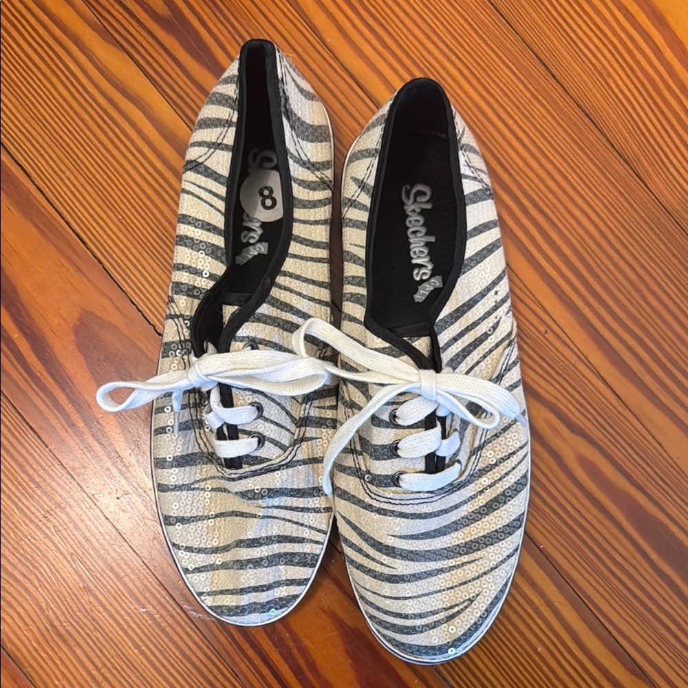 Skechers Zebra Print Sneakers